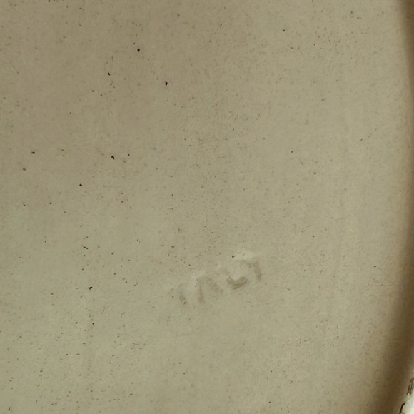 Majolica Italian Vintage Nove Rose faience Plate hand painted Italy floral - Picture 3 of 4